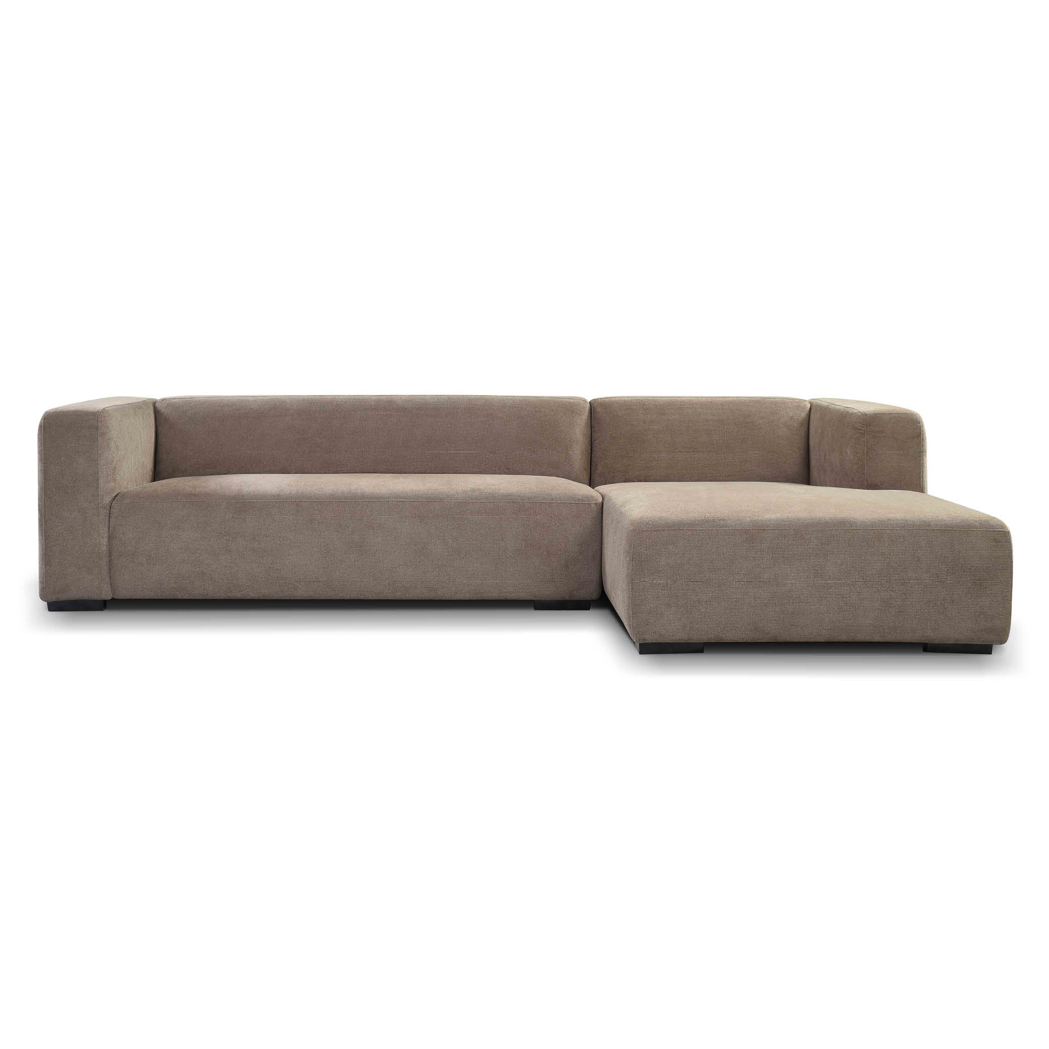 glasgow 2,5-al + chaise r - enjoy 431 beige grey